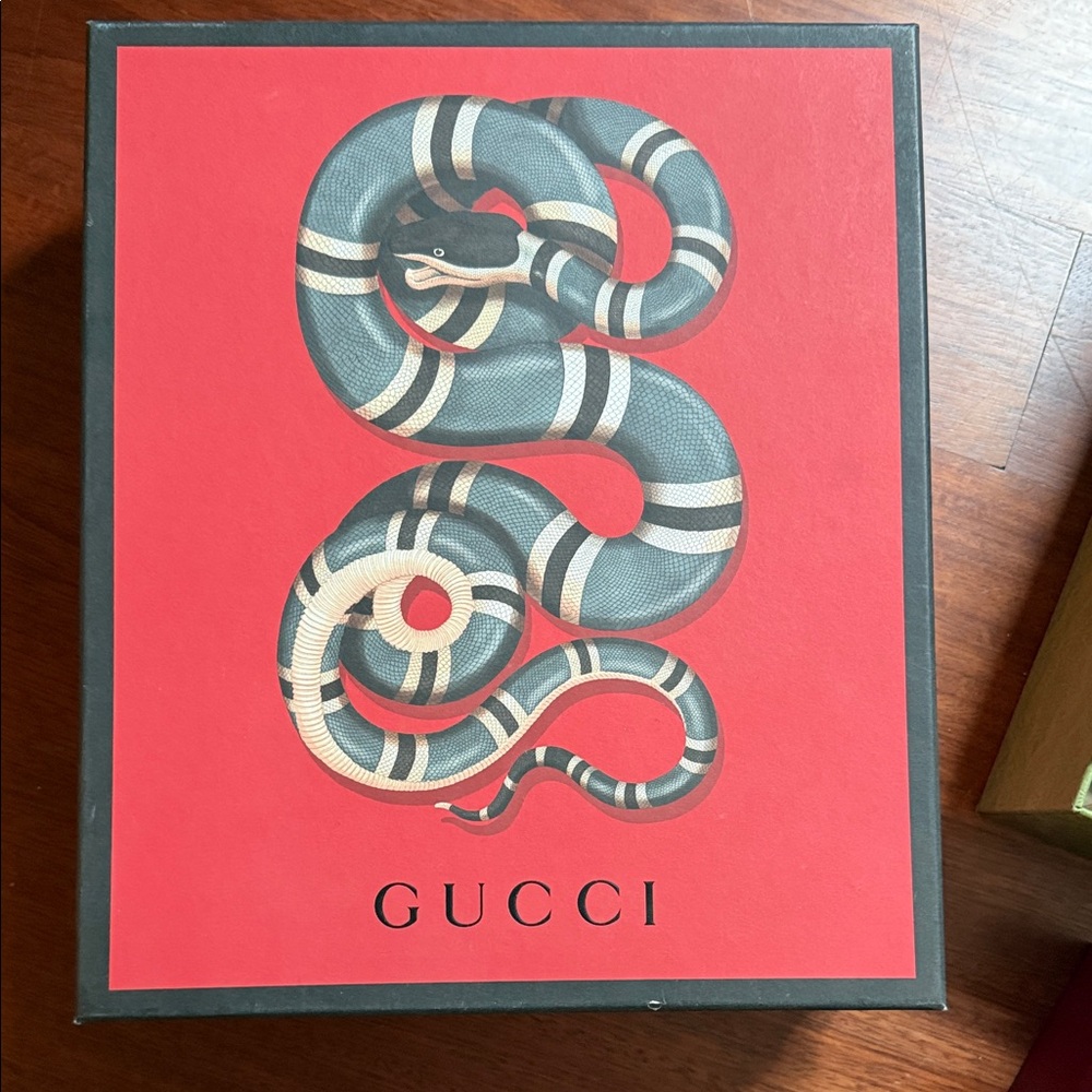 Gucci Red and Black Snake Design Box